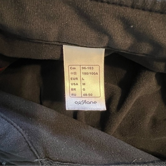 Kalenji Ekiden Running Long Sleeve Jersey Pull Over Black Red Medium - Picture 10 of 10